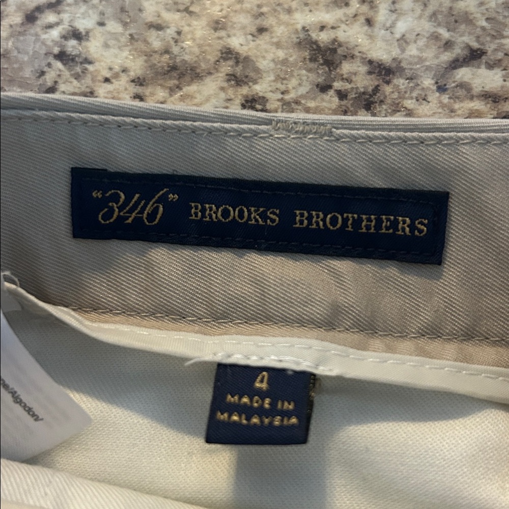 Brooks Brothers Light Tan Shorts size 4. WS - Picture 3 of 5